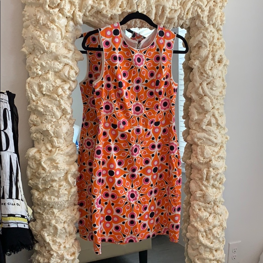 Kate Spade fitted vibrant color dress